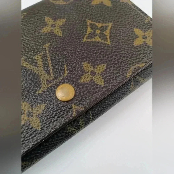 Louis Vuitton Monogram Viennois Wallet Luxury Monogram Coated Canvas Snap Closur - Picture 3 of 11